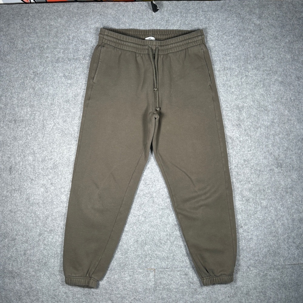 Tna Sweatpants Womens Medium Brown Cozy Fleece Mega Jogger High Rise Loungewear